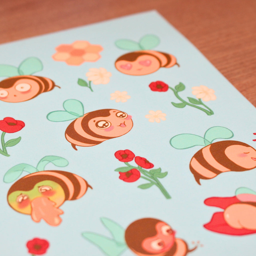 Bees Knees Sticker Sheet