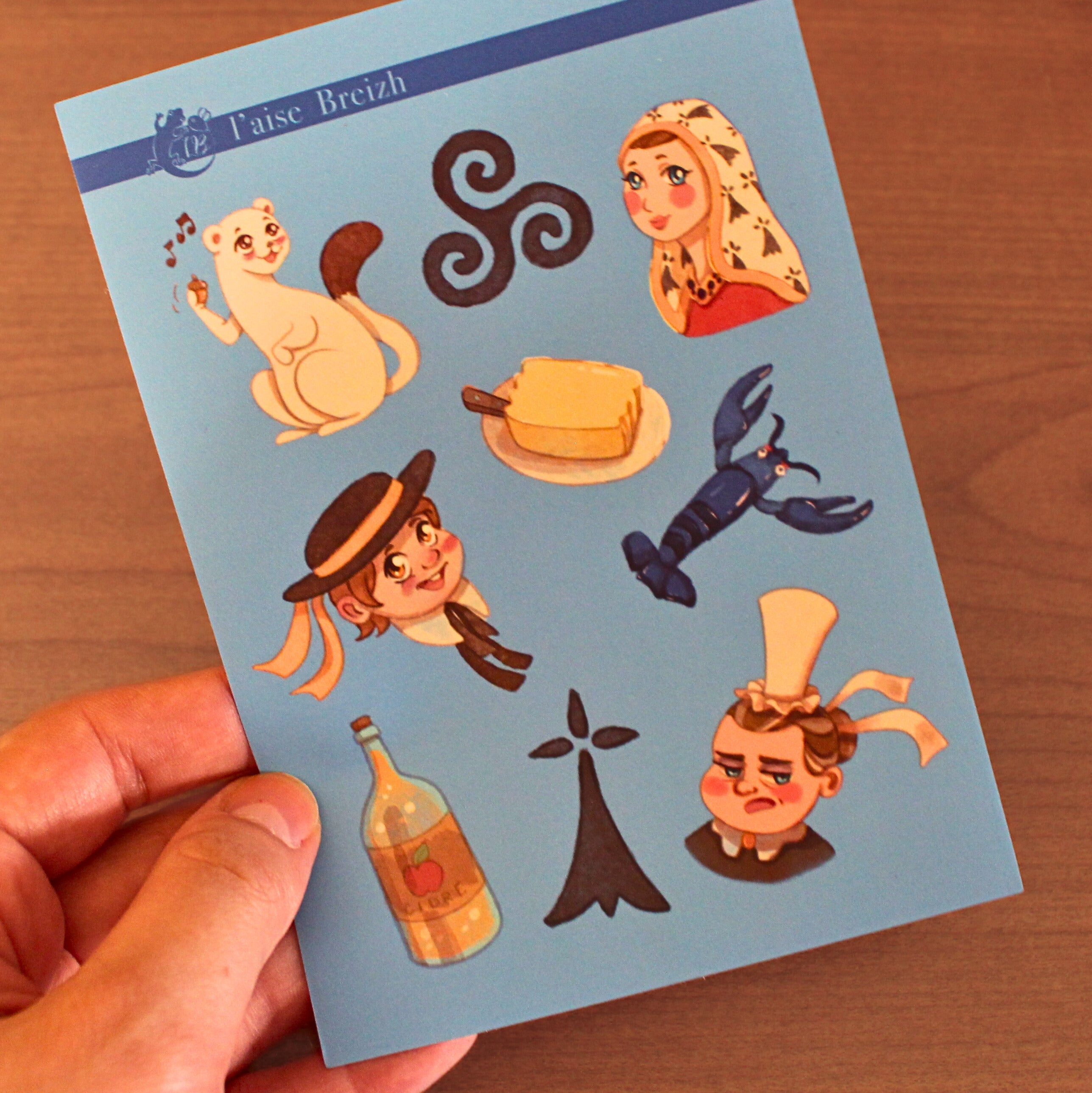 Brave Bretons Sticker Sheet