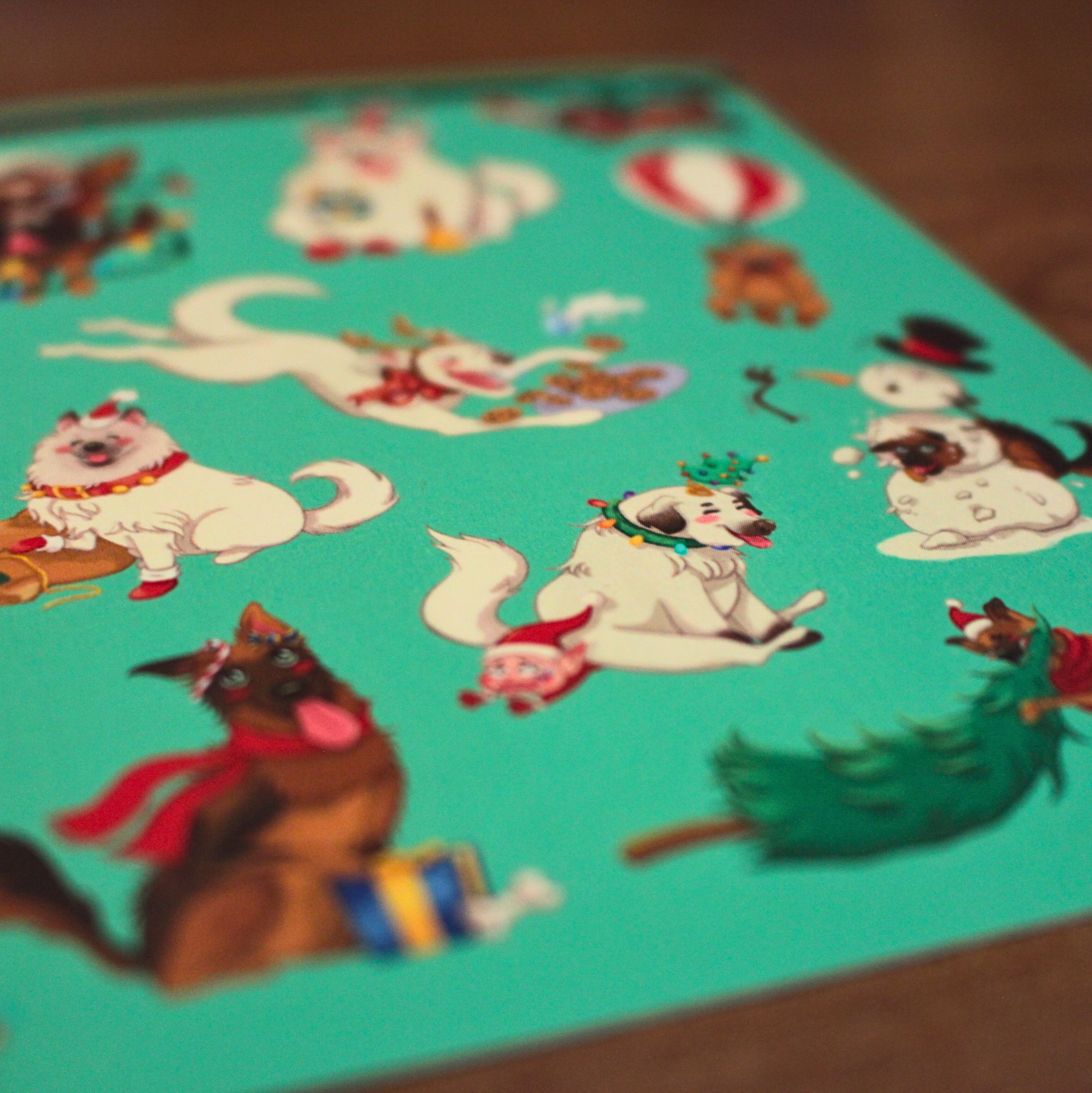 Christmas Canines Sticker Sheet