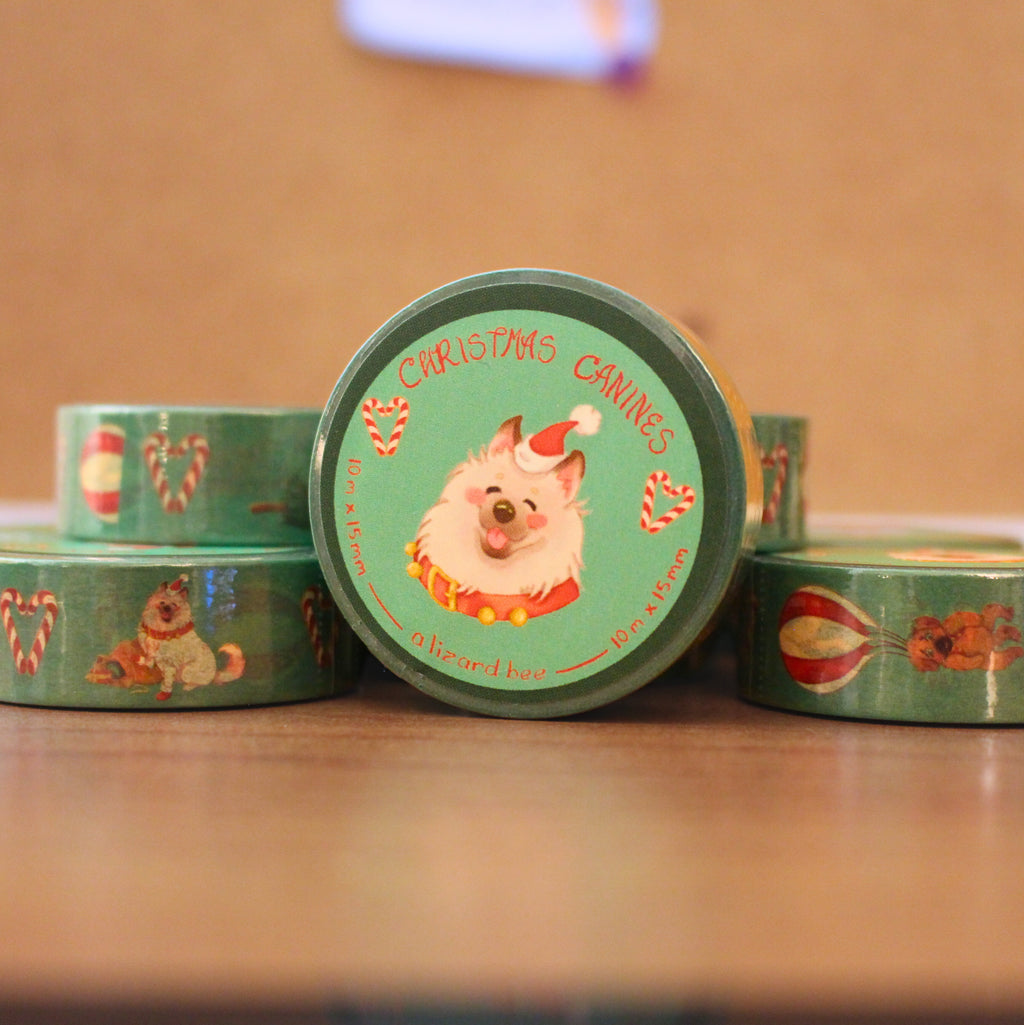 Christmas Canines Washi Tape