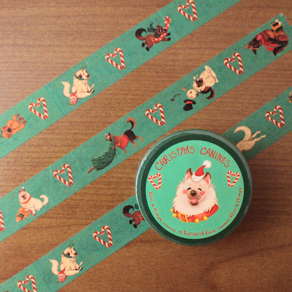 Christmas Canines Washi Tape