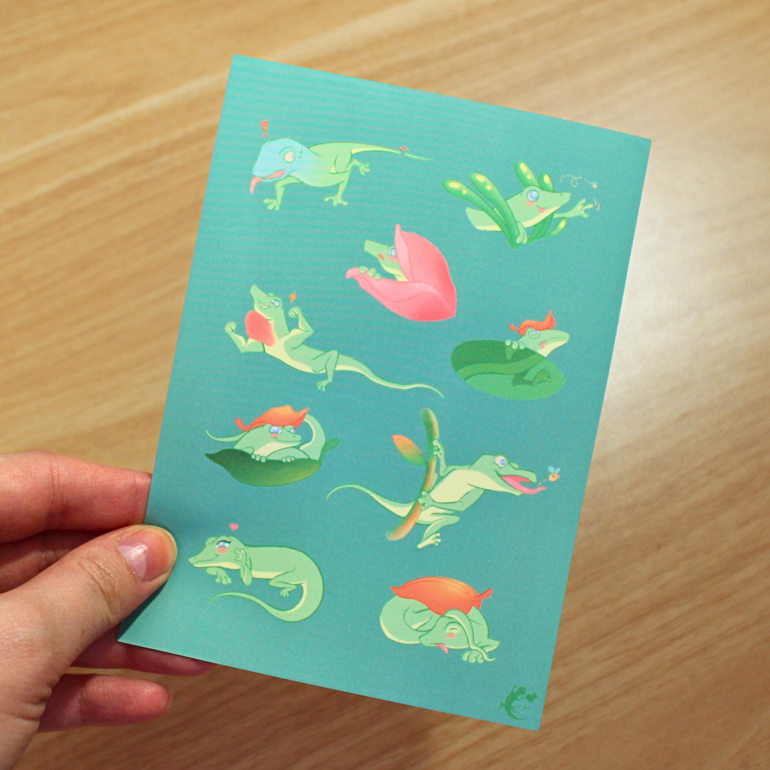 Lazy Lizards Sticker Sheet