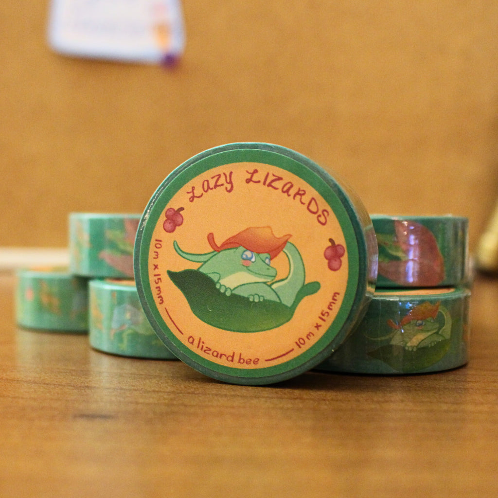 Lazy Lizards Washi Tape