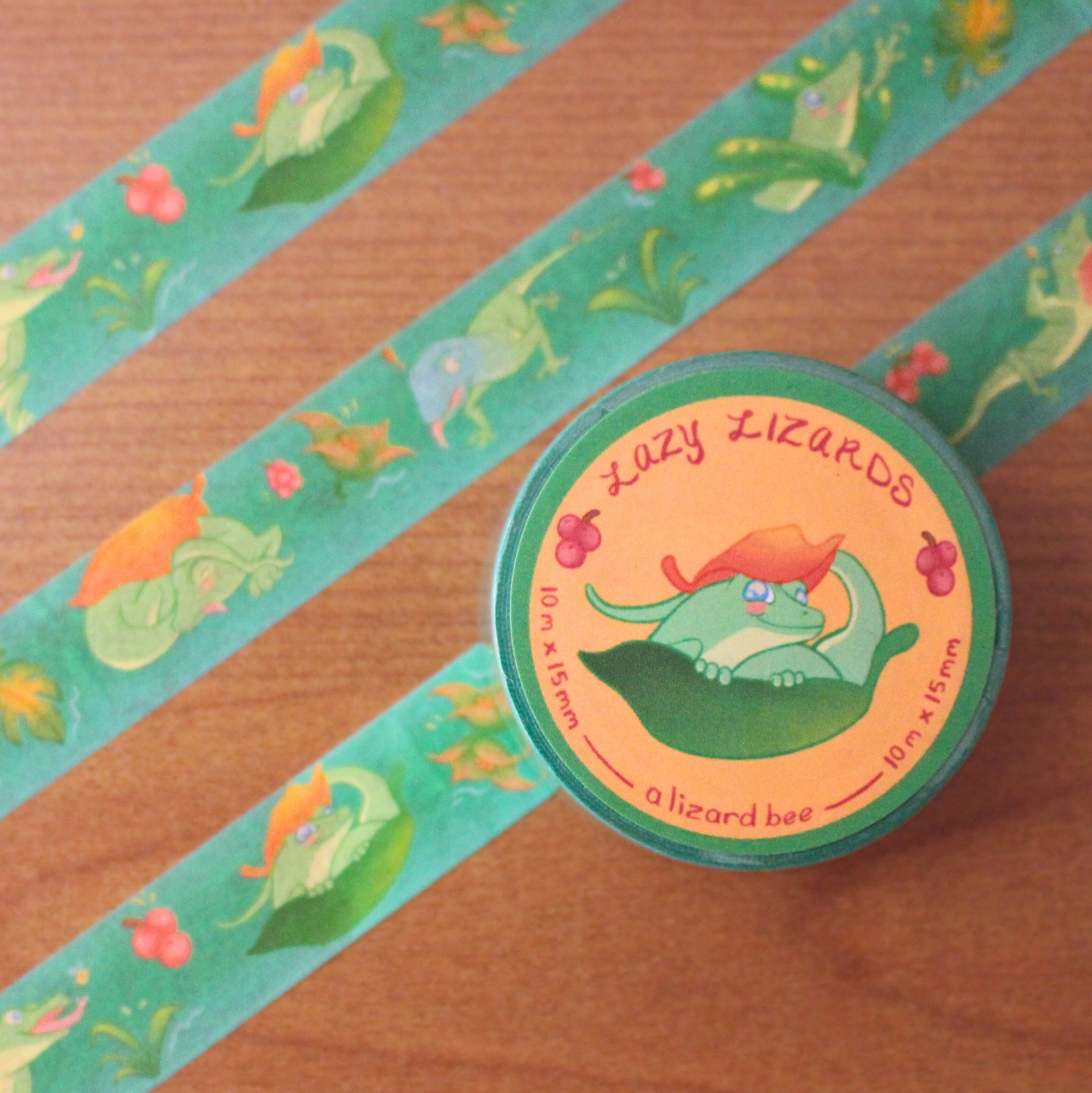 Lazy Lizards Washi Tape
